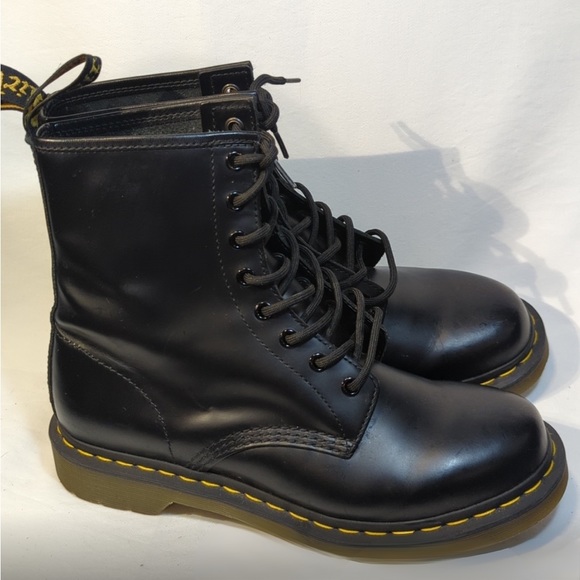 DR. MARTENS "1460" Smooth leather boots - Picture 5 of 8